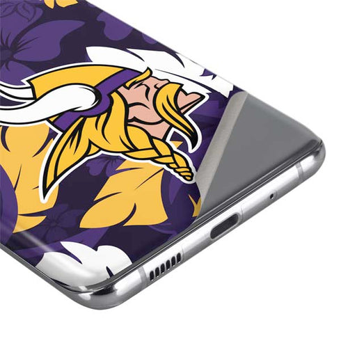 NFL Minnesota Vikings Tropical Print Galaxy S20 Ultra 5G Skin